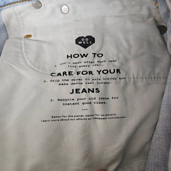 Madewell the curvy perfect vintage jeans size 31 - Picture 3 of 9